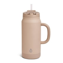 TAL Stainless Steel Hudson Tumbler with Straw 64 fl oz, Taupe