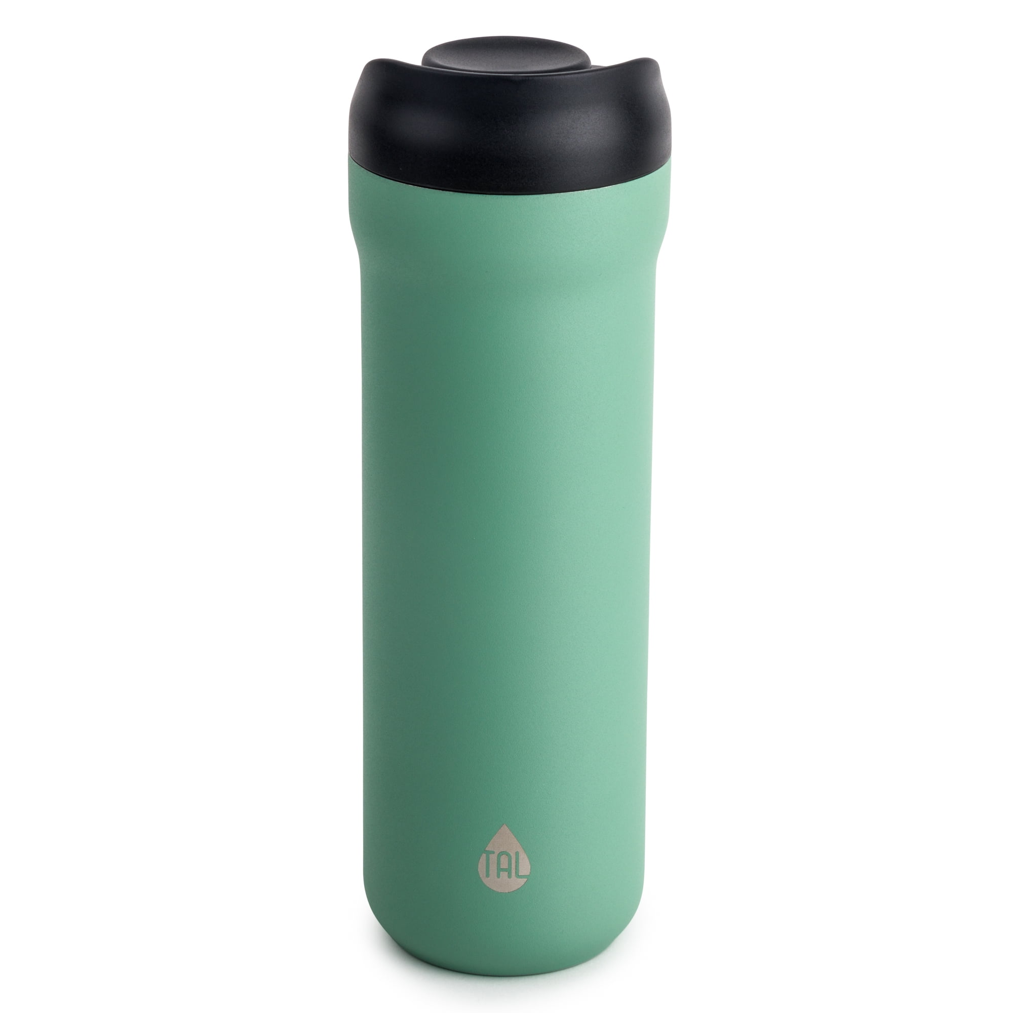 Sage Green Stainless Steel Travel Coffee Tumbler, 16 oz
