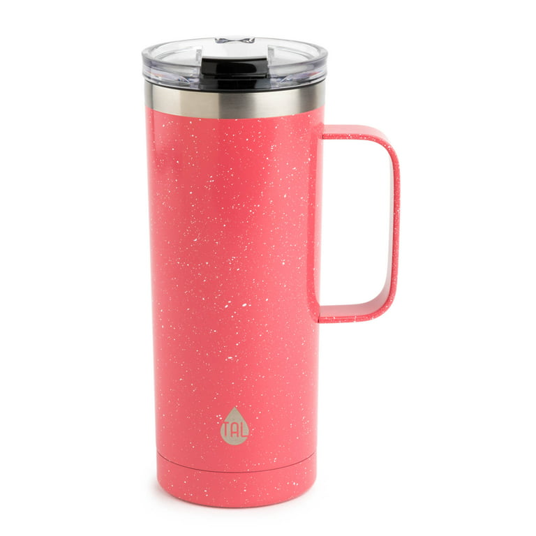 Reduce Vacuum Insulated Stainless Steel Hot1 Mug with Lid and Handle,  Fierce Pink, 18 oz. 