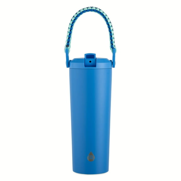 TAL 24oz Stainless Steel Hudson Paracord Handle Water Bottle, Blue