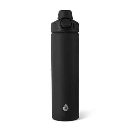TAL Stainless Steel Ranger Push Lock Lid Water Bottle 28 fl oz, Black