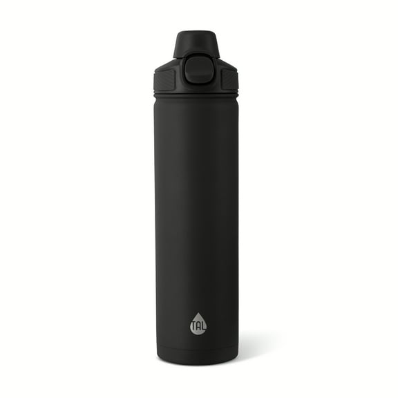 TAL Stainless Steel Ranger Push Lock Lid Water Bottle 28 fl oz, Black