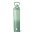 thumbnail image 1 of TAL 28oz Stainless Steel Ranger Push Lock Lid Water Bottle, Green Shimmer, 1 of 6