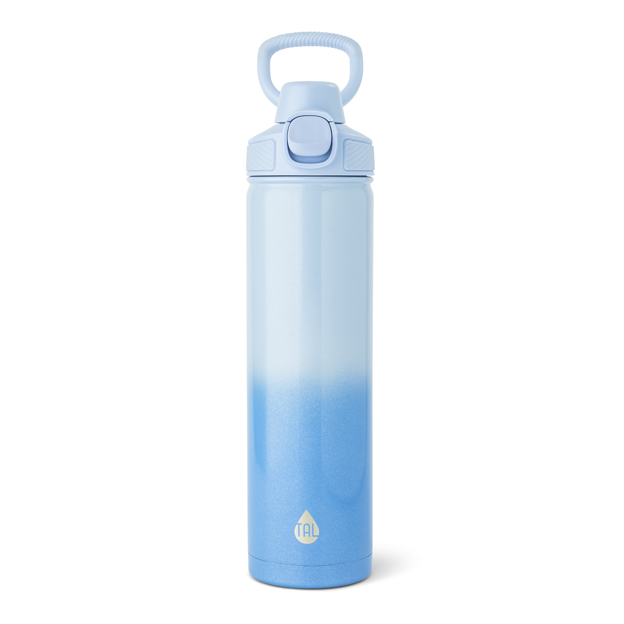 TAL 28oz Stainless Steel Ranger Push Lock Lid Water Bottle, Blue Shimmer