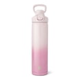 thumbnail image 1 of TAL 28oz Stainless Steel Ranger Push Lock Lid Water Bottle, Pink Shimmer, 1 of 9