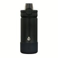 thumbnail interactive-video image 1 of TAL 18oz Stainless Steel Ranger Push Water Bottle, Black, 1 of 9