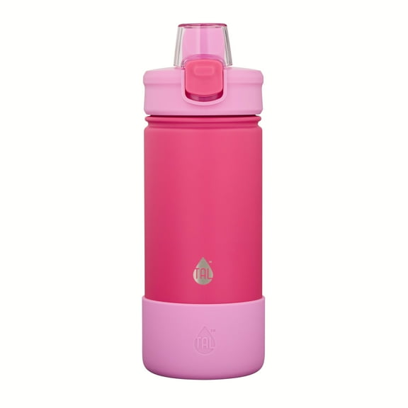 TAL Stainless Steel Ranger Push Water Bottle 18oz, Pink