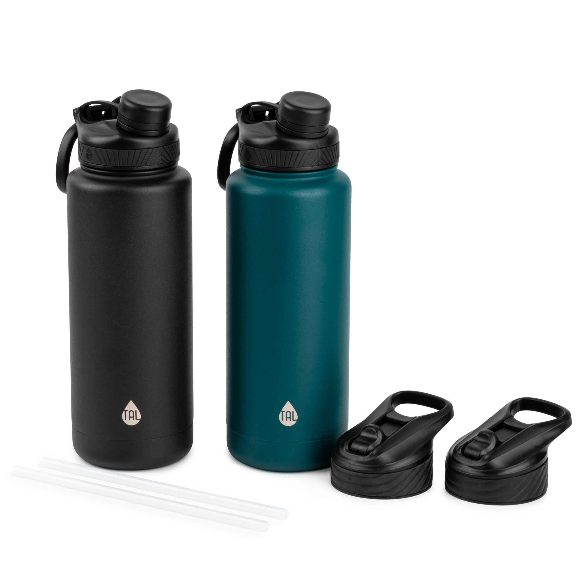 Sports Stainless Steel Insulated Water Bottle 26 oz Black&Navy