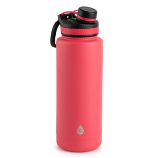 Mainstays 40 fl oz Arctic White Solid Print Insulated Stainless Steel Water  Bottle with Narrow Mouth Chug Lid 