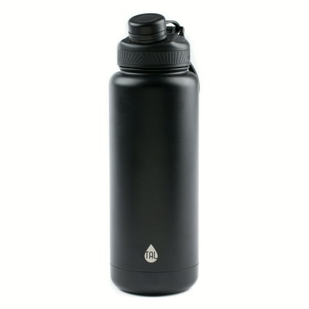 TAL Stainless Steel Ranger Water Bottle 40oz, Black