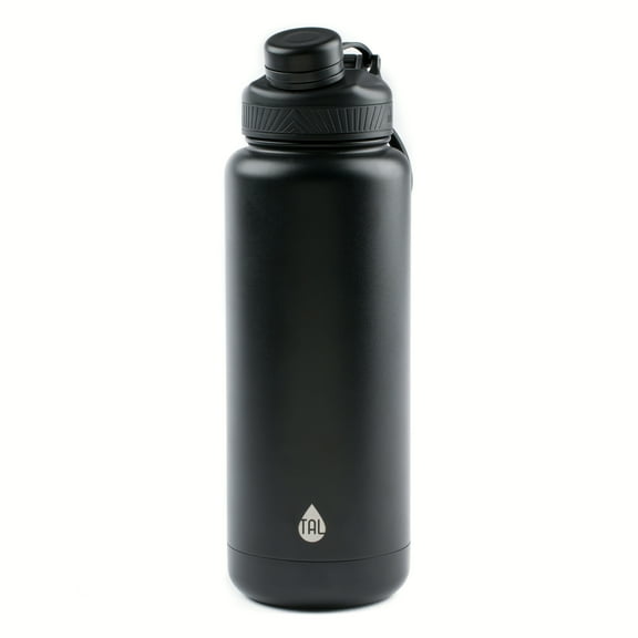 TAL Stainless Steel Ranger Water Bottle 40oz, Black