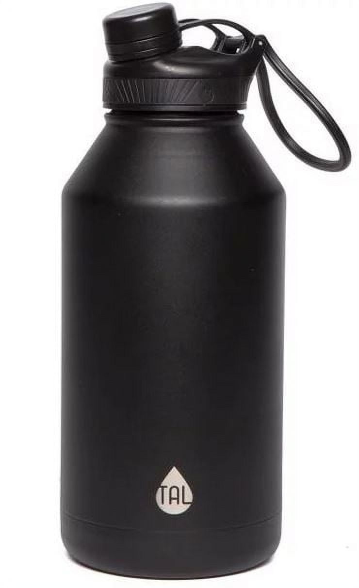 Tal Stainless Steel Ranger Water Bottle 64 fl oz, Black