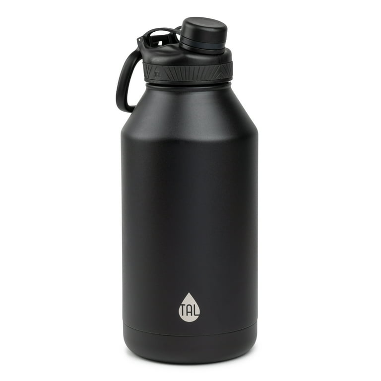 Tal Stainless Steel Ranger Water Bottle 64 fl oz, Black