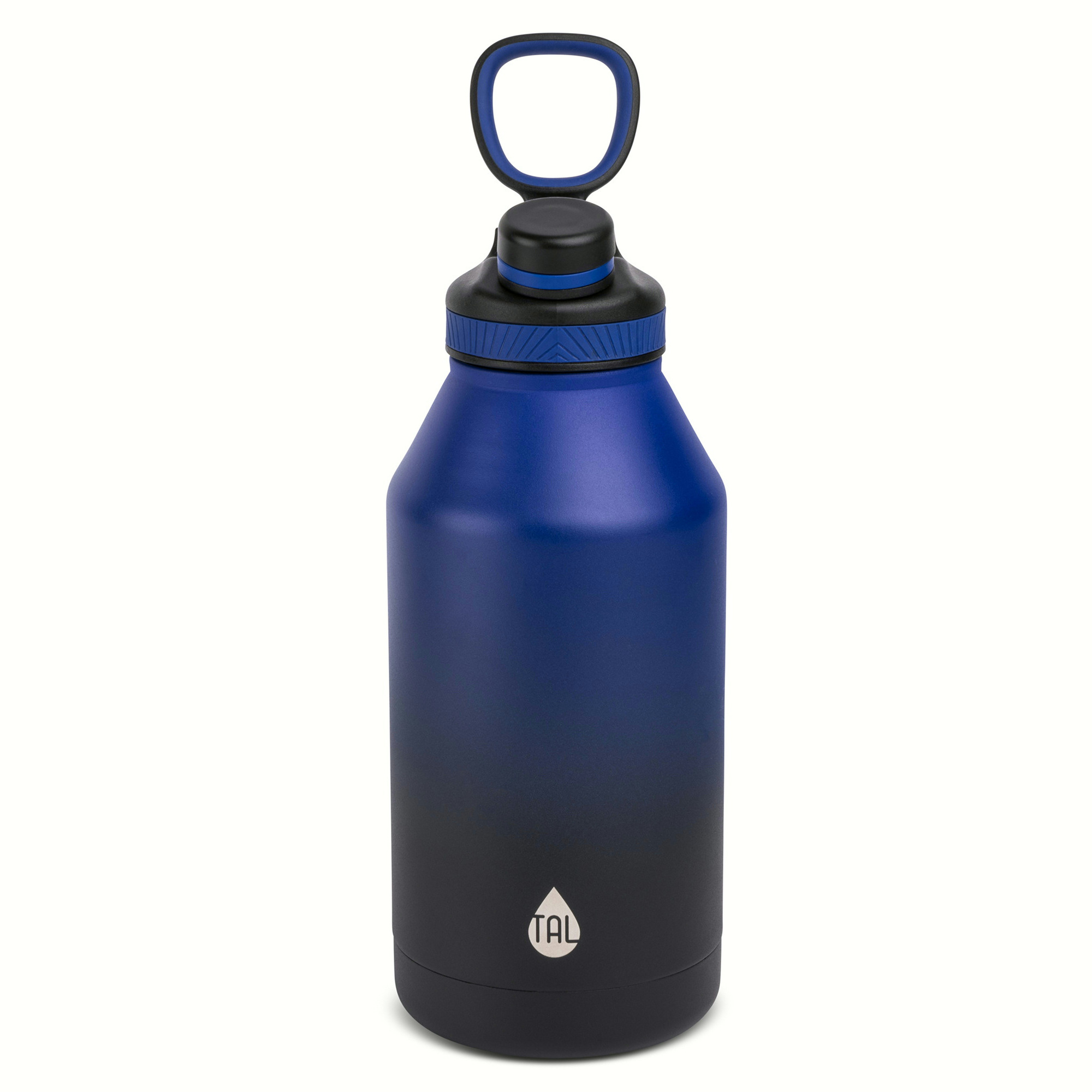 Cirkul 22oz White Stainless Steel Water Bottle Starter Kit with Blue
