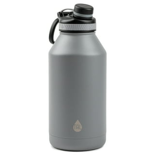 Engraved Matte Black Stainless Steel 67.6oz Water Bottle