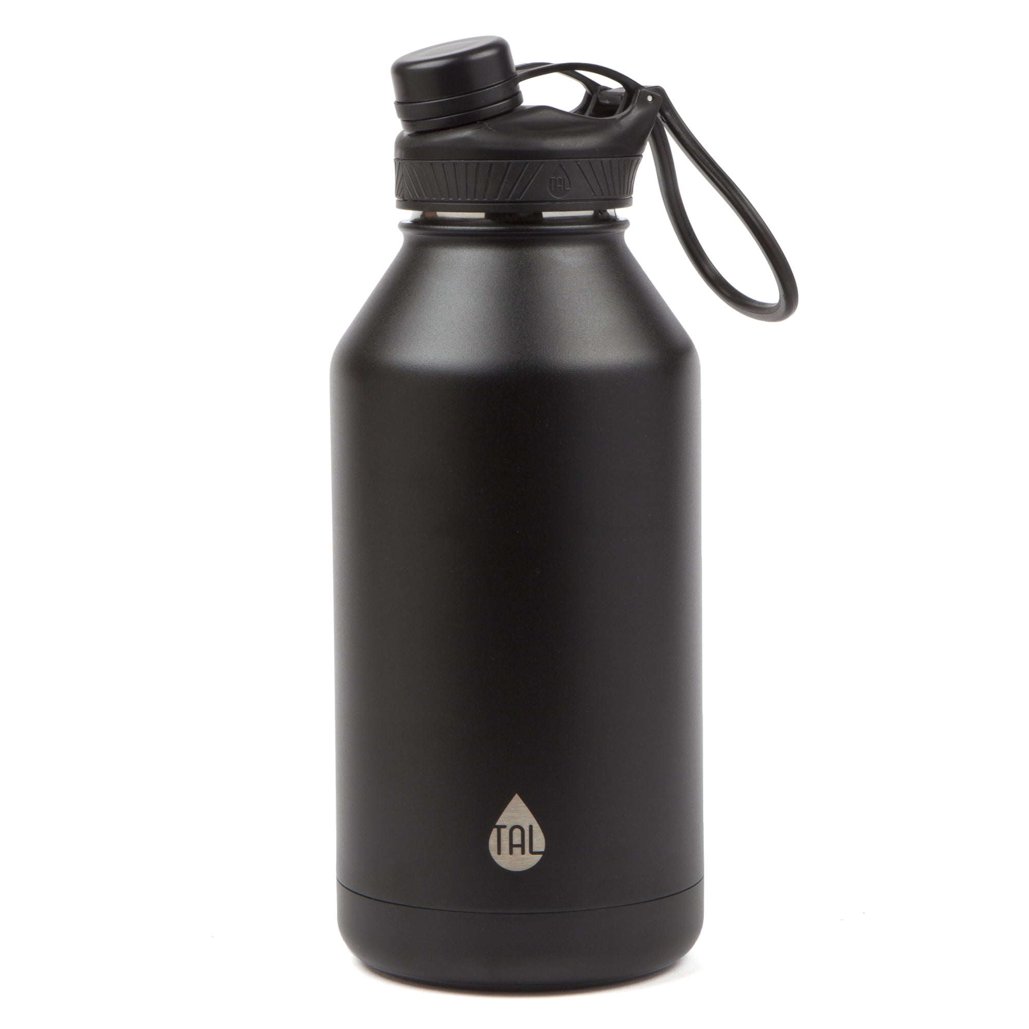 Goyard Yonne PM Water Bottle Black Brown Travel Flask Carry On