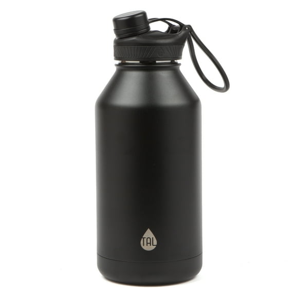 TAL Stainless Steel Ranger Water Bottle 64 fl oz, Black