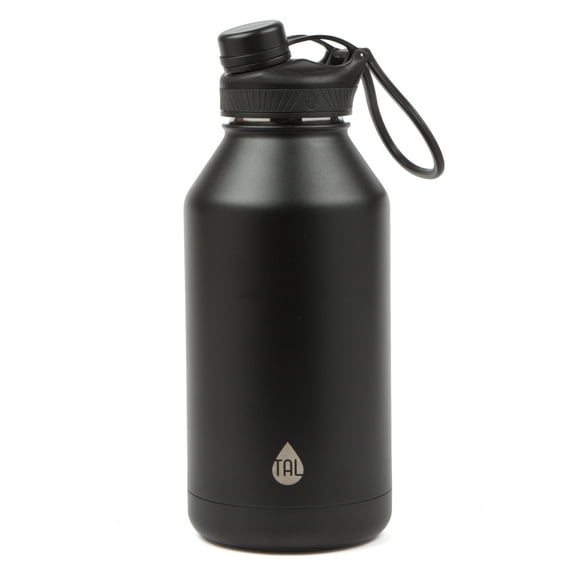 TAL Stainless Steel Ranger Water Bottle 64 fl oz, Black