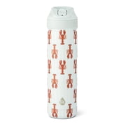 TAL 26oz Stainless Steel Ranger Water Bottle with Easy Sip Straw, Lobster