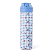 TAL 26oz Stainless Steel Ranger Water Bottle with Easy Sip Straw, Strawberry