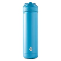 TAL Stainless Steel Ranger Water Bottle with Easy Sip Straw 26 oz, Blue