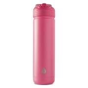 TAL 26oz Stainless Steel Ranger Water Bottle with Easy Sip Straw, Hot Pink