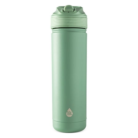 TAL Stainless Steel Ranger Water Bottle with Easy Sip Straw 26oz, Sage