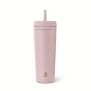 TAL 24oz Stainless Steel Rowan Tumbler with Silicone Straw, Mauve