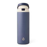 TAL 24oz Stainless Steel 2-in-1 Water Bottle with Straw and Chug Lid, Navy