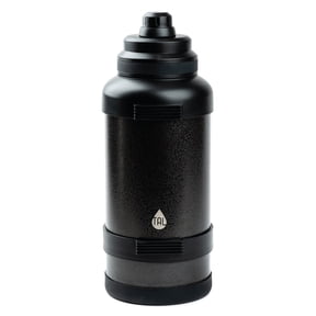 TAL 3 Liter Stainless Steel Zeus Black Water Bottle with Leak-Proof Lid, Black