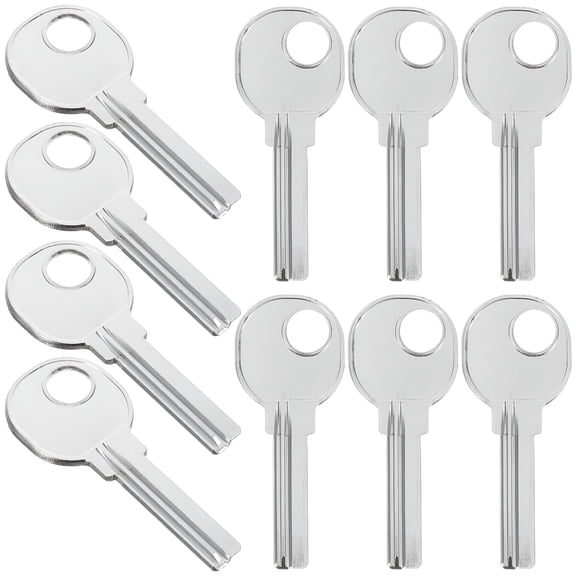 ZHZFKQ 10Pcs Right Key Blanks House Door Key Blanks Key Making Craft Supplies Blank Keys