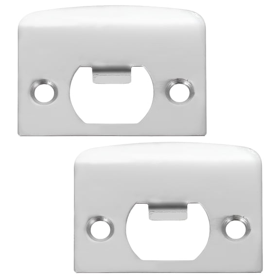 TALENO 2 Pcs Lock Tongue Buckle Deadbolt Strike Plate Door Reinforcement Knob Handle Suite