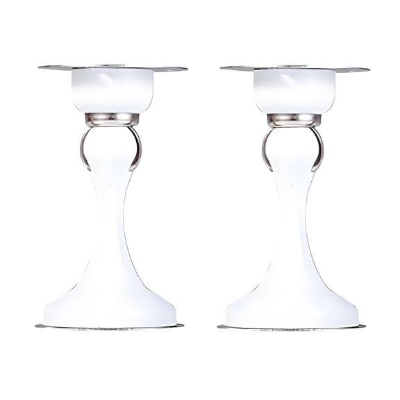 TALENO 2Pcs Door Stoppers for Bottom of Door,Punch-Free Installation Magnetic Door Stop,Rust and Corrosion Resistance Door Stoppers Security,white