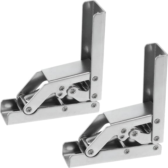TALENO 2pcs Countertop Hinges Hidden Folding Hinge Wardrobe Hinge Cabinet Door Hinges Folding Table Hinge Soft Close Cabinet Hinges