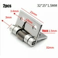 thumbnail image 1 of TALENO 2pcs Self Closing Stainless Steel Spring Door Hinge Hardware 1/1.5/2/2.5/3/4inch Hinges, 1 of 6