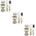 thumbnail image 1 of TALENO 3 Sets Door Lock Door Knob Interior Exterior Doorknob With Lock And Key Accessory, 1 of 6