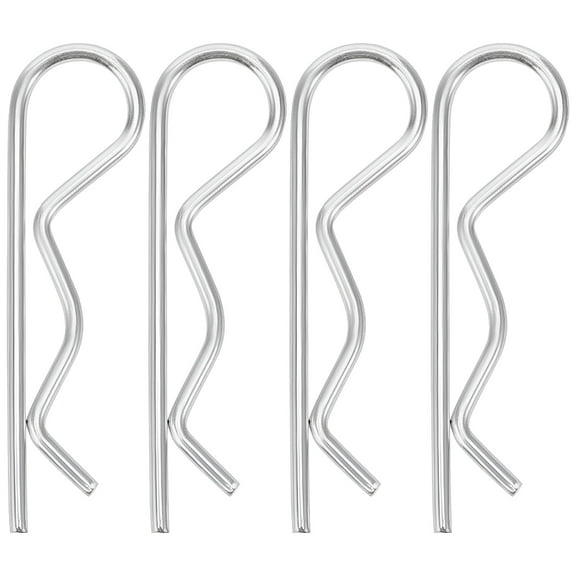 TALENO 30pcs Hinge Pins Truck Hitch Pin Steel Trailer Hitch Pin Roll Pin Steel Cotter Hair Pins Hitch Pins Pins For Hitch Pin Lock System Cotter Pins Steel, 1.93"X0.47"X0.08"