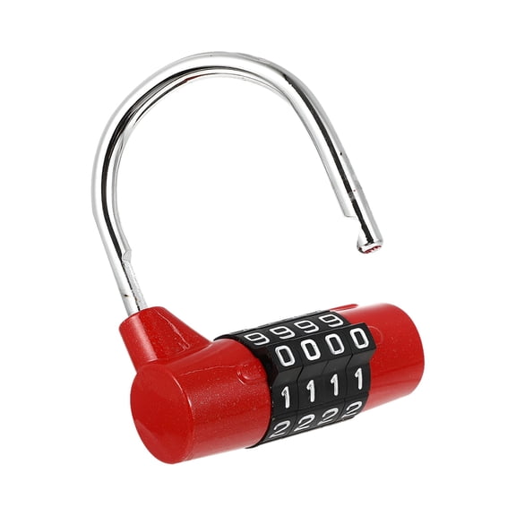 TALENO 4-Digit Combination Padlock,Heavy Duty Metal Locker Cabinet,Resettable