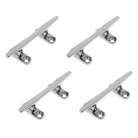 TALENO 4 Packs 316 Stainless Steel Boat Cleat Hardware Anchor Line Holder