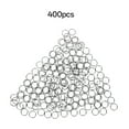 thumbnail image 1 of TALENO 400Pcs Key Rings Metal Small Key Rings DIY Keychain Rings Metal Round Key Rings O-shaped Rings, 1 of 7