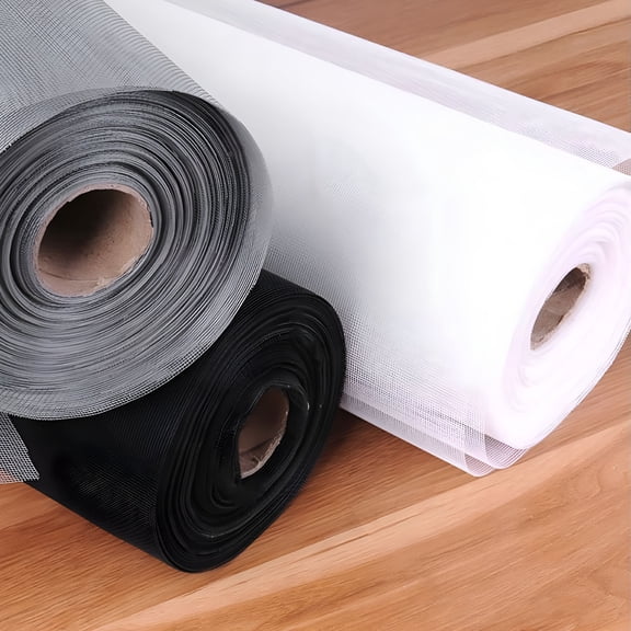 TALENO Adjustable Window Screens,DIY Custom Fiberglass Screen Mesh,Anti Mosquito Bug Insect Screen for Windows Doors and Patio Screens,Pet Screen Room Curtain Mesh for Indoor