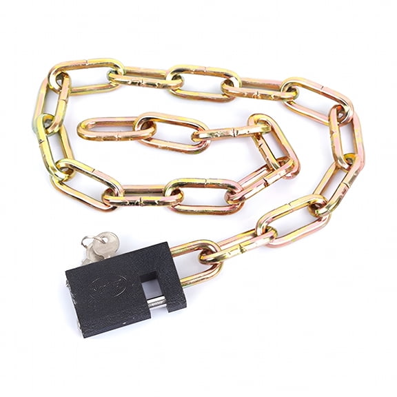 TALENO Bike Chain Lock, Heavy Duty High Security Anti-Theft Universal for Motorcycle Gate Fence Garage Glass Door (60cm)