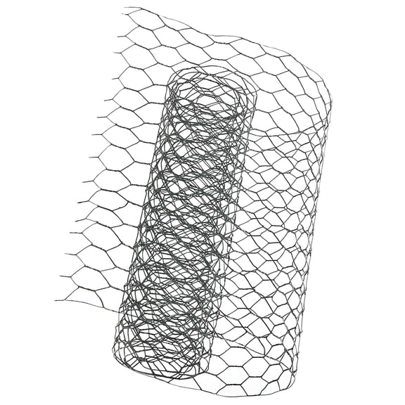 TALENO Chicken Wire 1 Roll Metal Chicken Wire Net Poultry Wire Netting Chicken Netting Hexagonal Metal Mesh for Garden,39.37"X3.94"X0.04"