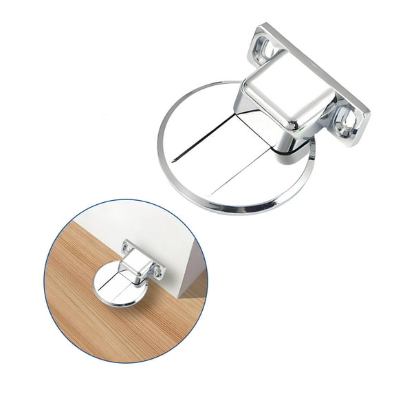 TALENO Door Stoppers for Bottom of Door,Natural Integration with the Ground Magnetic Door Stopper,Built-In Strong Magnetic Structure Door Wedge Stopper,sliver