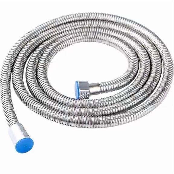 TALENO Extra Long Polished Stainless Steel 10ft,1/2" Universal Fit,Durable Shower Hose