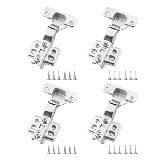 TALENO Kitchen Cabinet Hinges Soft Close Full Overlay Cabinet Door Hinges Heavy-Duty Frameless Adjustable Concealed Cabinet Cup Hinge