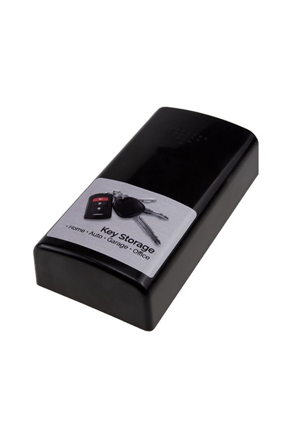 Magnetic Key Box for Car, Hidden Emergency Key Holder, Portable Metal Lockbox for Spare Keys, Home and Office