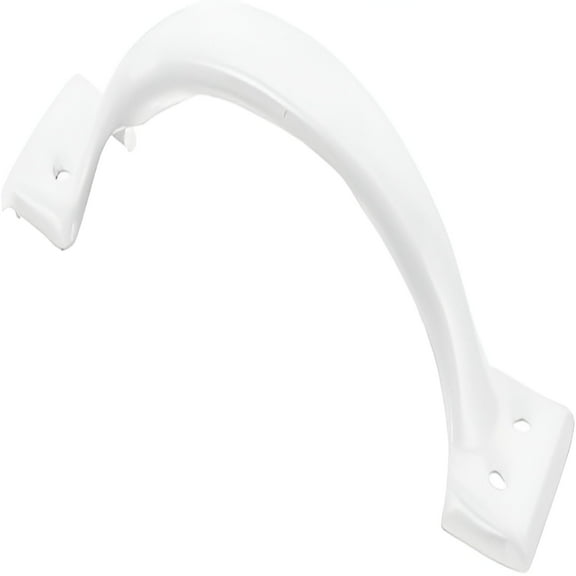 TALENO Metal Gate Handle Screen Door Handle for Wooden Fences Outdoor Shed Cabinet Door (4Pcs,White)