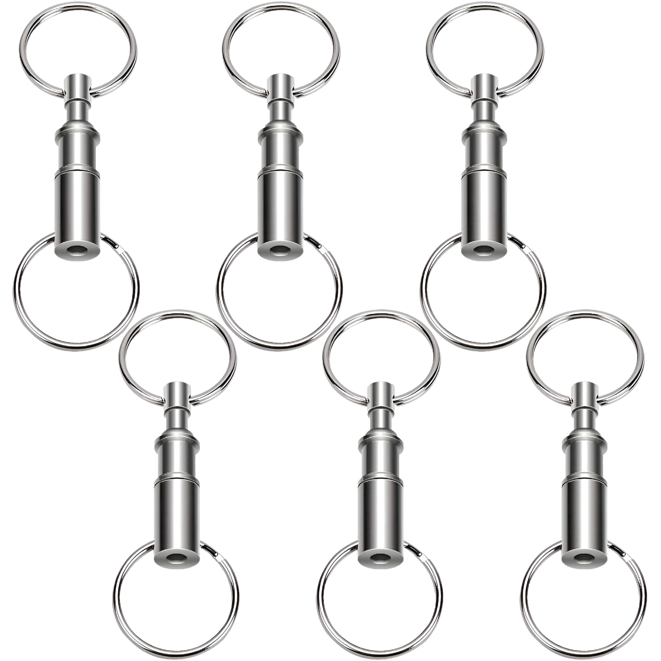 TALENO Pieces Quick Release Keychain Detachable Pull Apart Key Rings ...