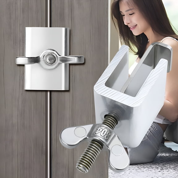 TALENO Portable Door Lock Upgraded,Heavy Duty Adjustable Portable Door Lock for Travel,Portable Security Door Locks Devices for Home,Hotel,Dorm,Additional Security and Safety